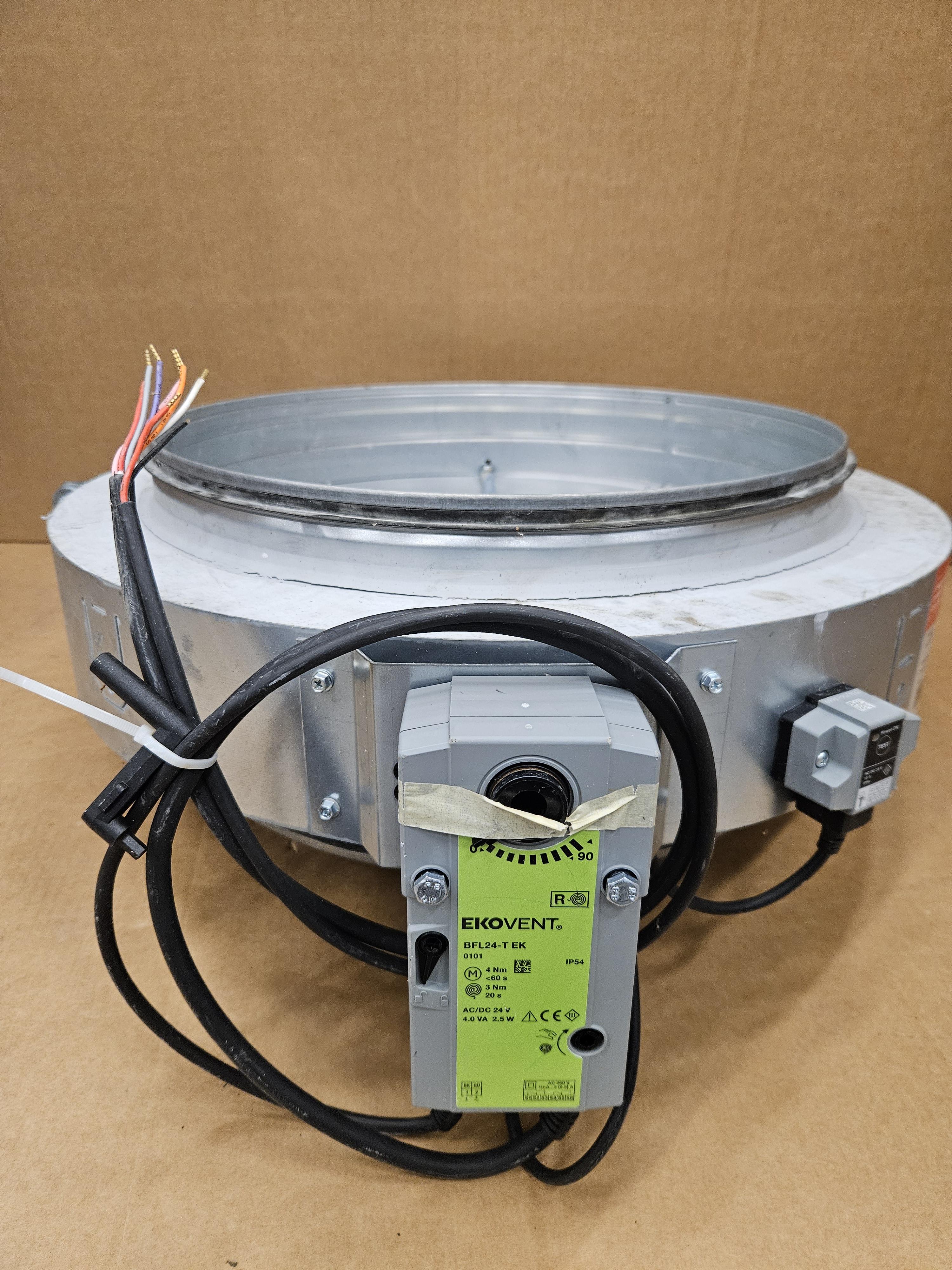 Brand-/brandgasspjäll EKO-SRBG1-GR 400, 24 Volt, EKOVENT