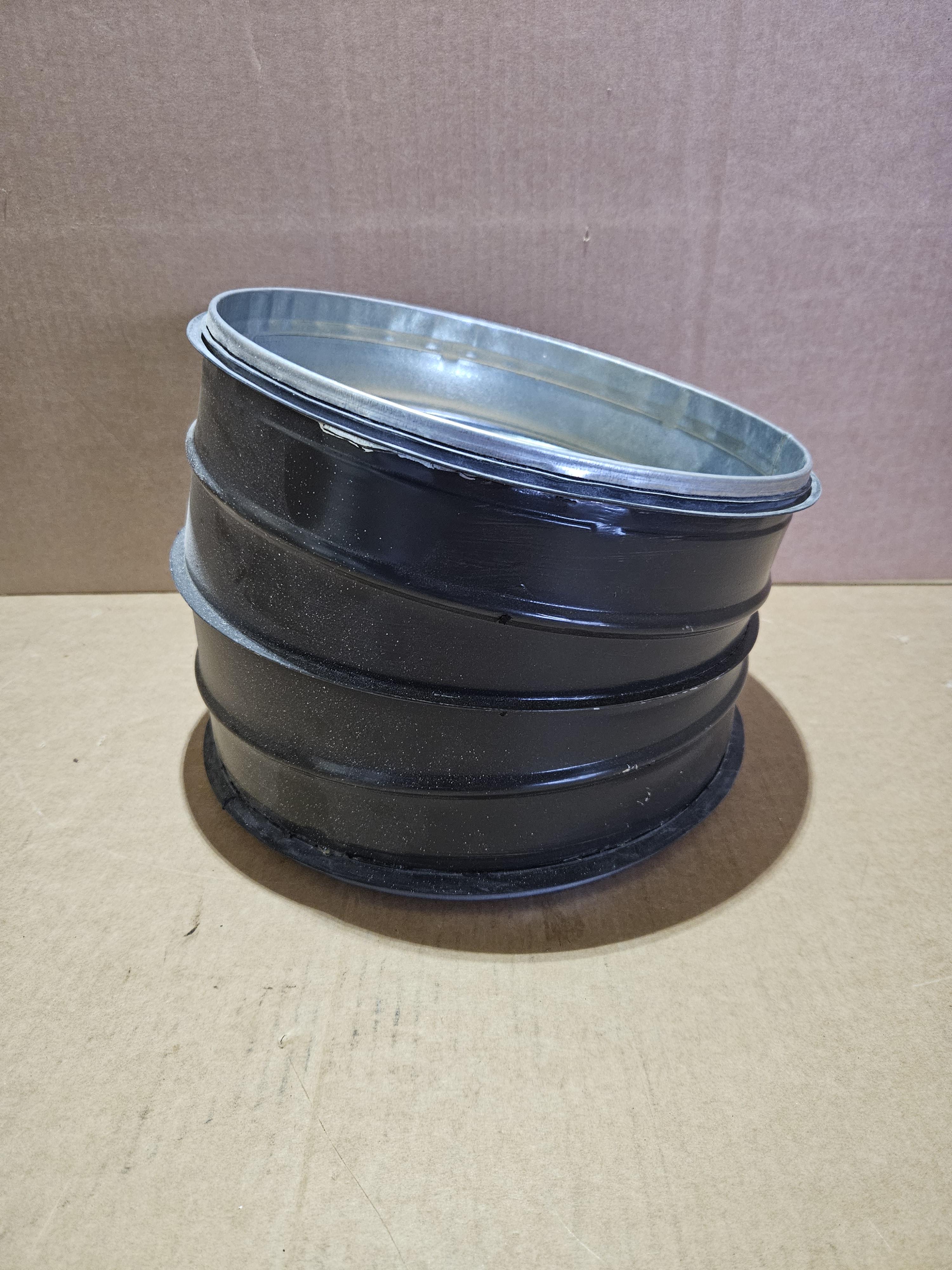 Ventilationsböj 15° svart ø250mm